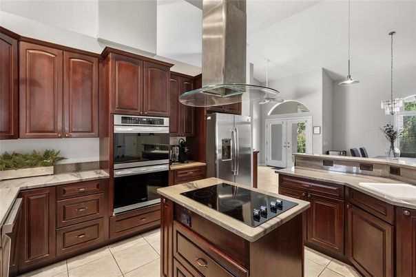 Interior, Kitchen, Pendant Lights, Stainless Steel Appliances