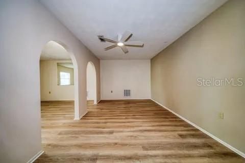 Empty room, Interior, Wood Texture Flooring