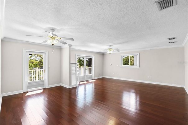 Empty room, Interior, Wood Texture Flooring