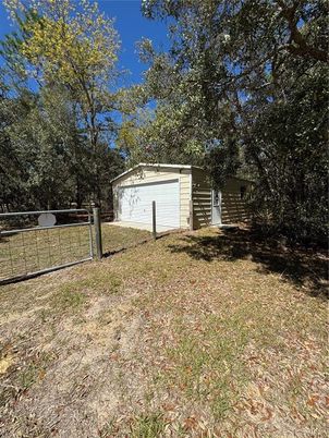 Backyard, Detached Garage, Exterior