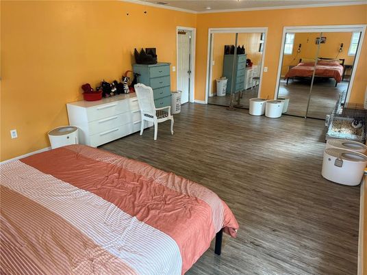 Bedroom, Interior, Wood Texture Flooring