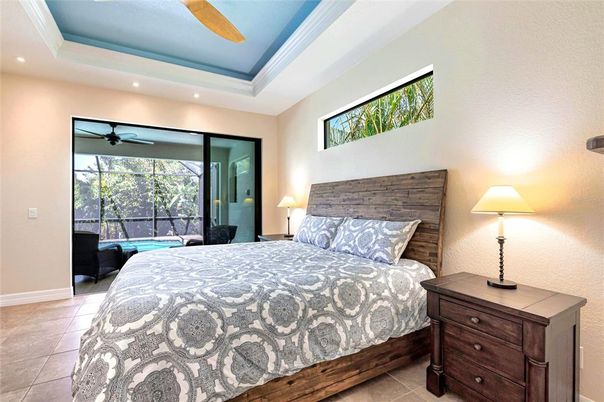 Bedroom, Interior, Recessed Lighting
