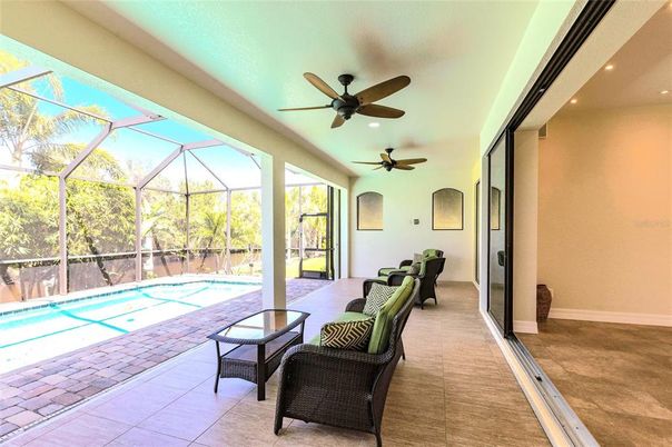 Glass Ceilings, Interior, Pool, Recessed Lighting, Sun Room