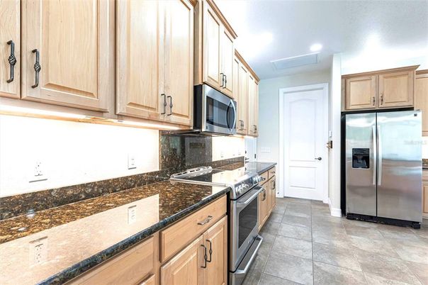 Interior, Kitchen, Recessed Lighting, Stainless Steel Appliances