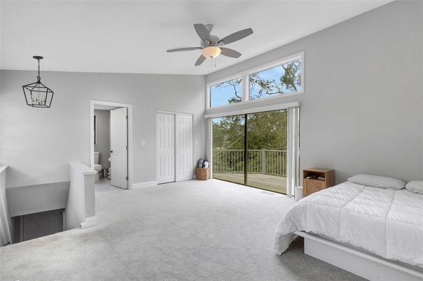 Bedroom, Interior, Pendant Lights