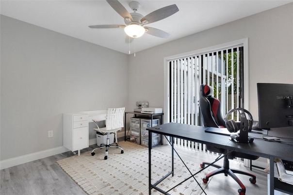 Home Office, Interior, Wood Texture Flooring