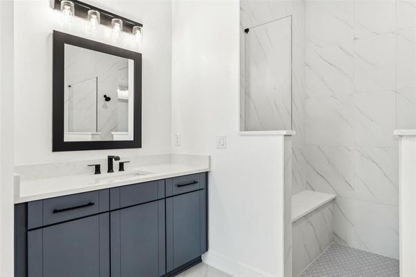 Bathroom, Interior, Marble Walls