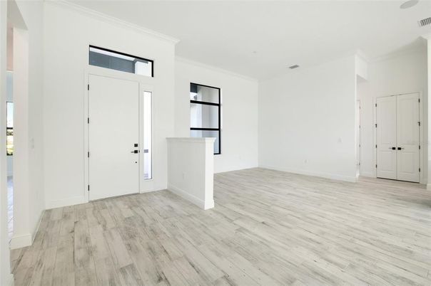 Empty room, Interior, Wood Texture Flooring