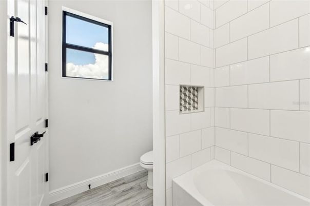 Bathroom, Interior, Wood Texture Flooring