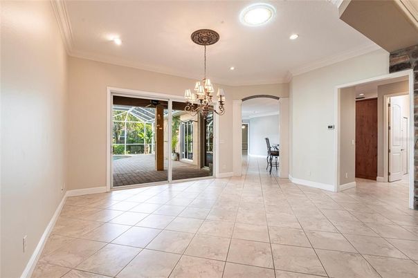 Chandelier, Interior, Recessed Lighting