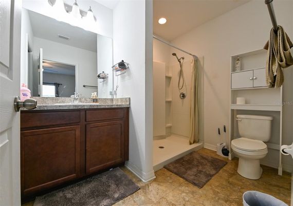 Bathroom, Interior, Recessed Lighting