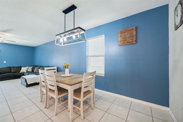 Dining room, Interior, Pendant Lights