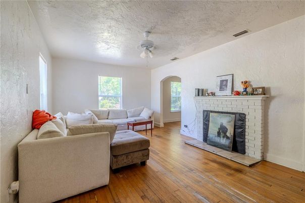 Fireplace, Interior, Living room, Wood Texture Flooring