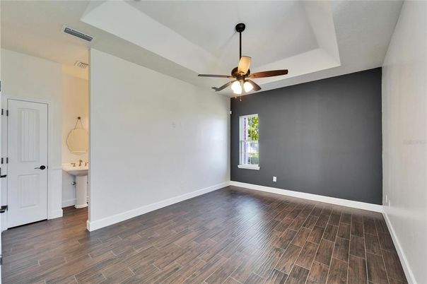 Bathroom, Empty room, Interior, Wood Texture Flooring