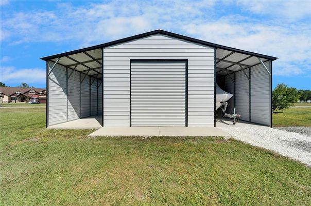 Backyard, Detached Garage, Exterior