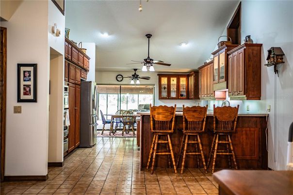 Dining room, Interior, Kitchen, Recessed Lighting