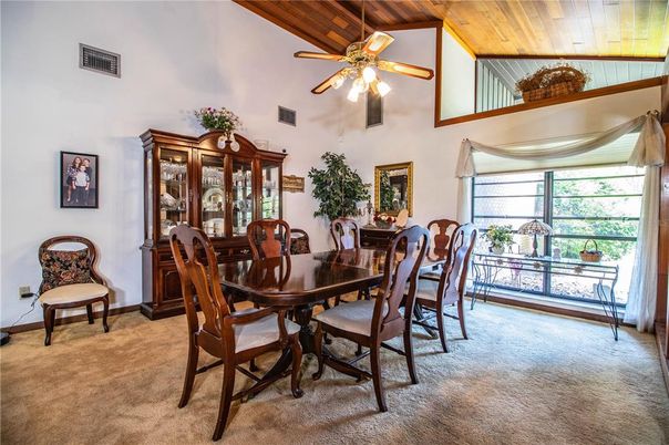 Dining room, Interior, Wooden Ceilings