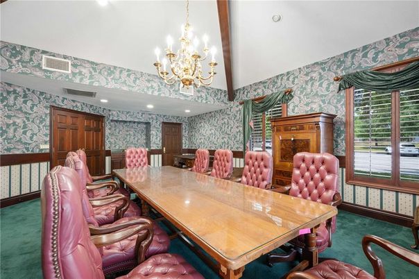 Chandelier, Dining room, Interior, Recessed Lighting