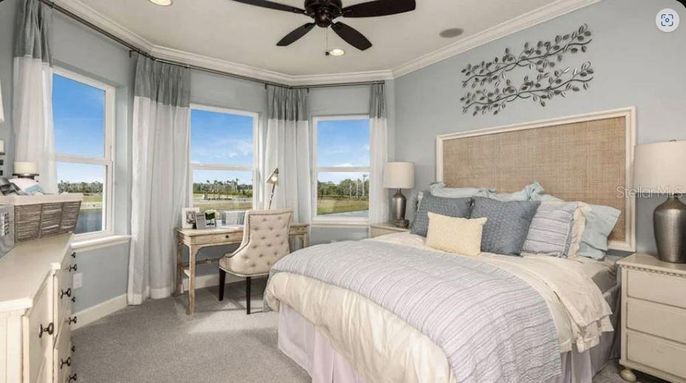 Bedroom, Home Office, Interior, Recessed Lighting