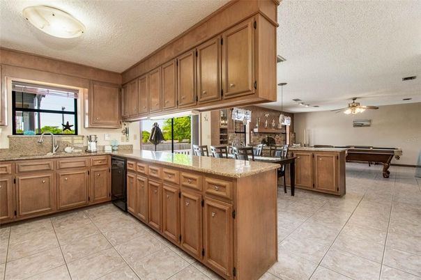 Billiard Table, Dining room, Interior, Kitchen