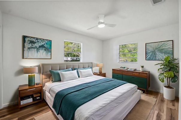 Bedroom, Interior, Wood Texture Flooring
