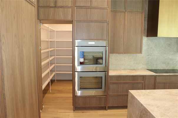 Interior, Kitchen, Wood Texture Flooring