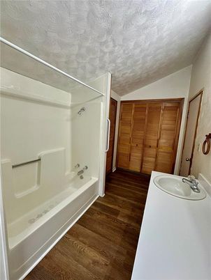 Bathroom, Interior, Wood Texture Flooring