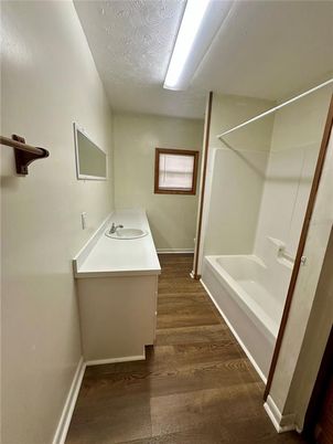 Bathroom, Interior, Wood Texture Flooring