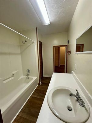 Bathroom, Dual Sink Vanities, Interior, Wood Texture Flooring
