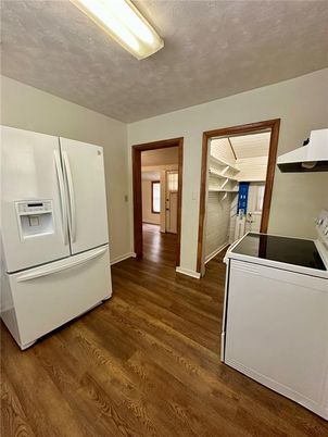 Interior, Kitchen, Wood Texture Flooring