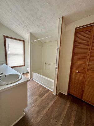 Bathroom, Interior, Wood Texture Flooring