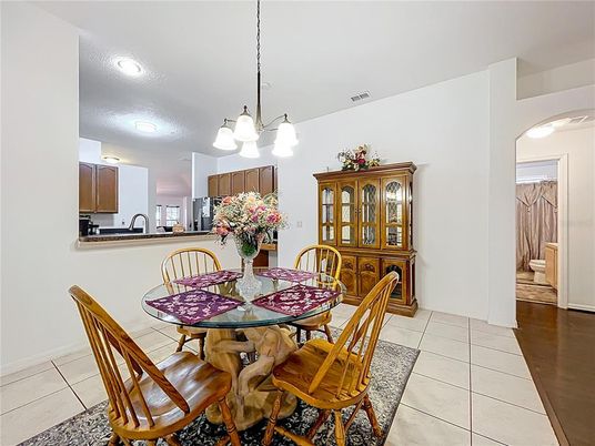 Dining room, Interior, Kitchen, Pendant Lights, Recessed Lighting