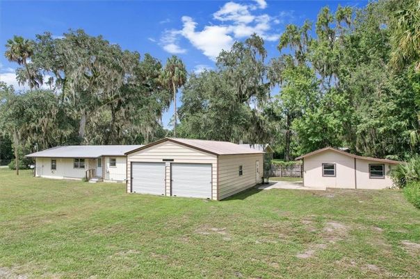Backyard, Detached Garage, Exterior