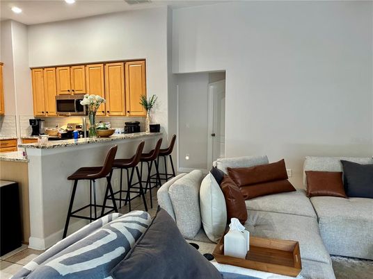 Interior, Kitchen, Living room, Recessed Lighting