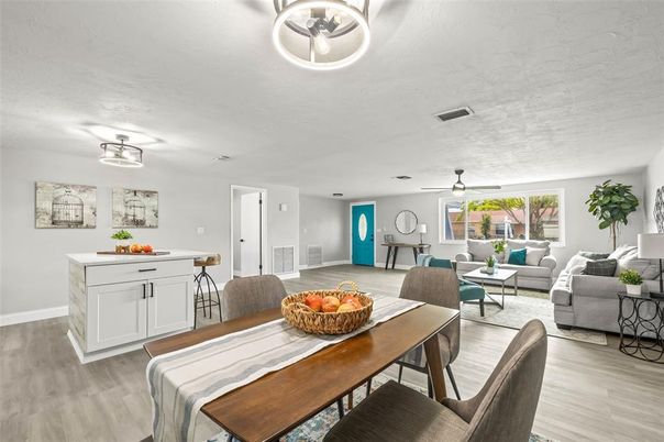 Dining room, Interior, Living room, Wood Texture Flooring