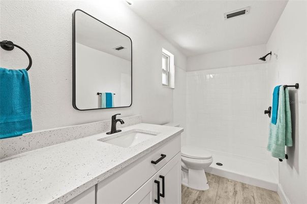 Bathroom, Interior, Wood Texture Flooring