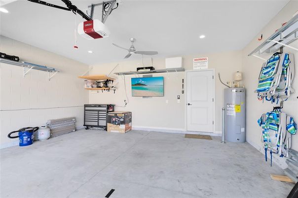 Garage, Interior, Recessed Lighting