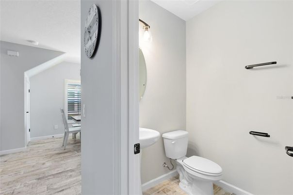 Bathroom, Interior, Wood Texture Flooring