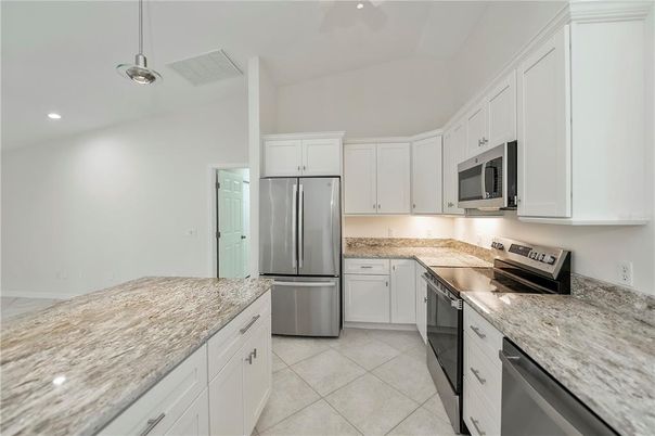 Interior, Kitchen, Recessed Lighting, Stainless Steel Appliances