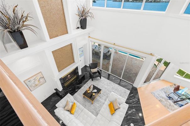 Fireplace, Interior, Living room, Water