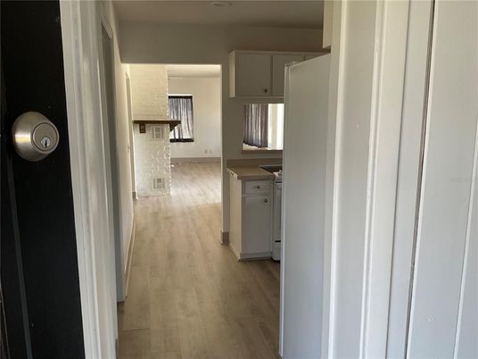 Interior, Washer, Wood Texture Flooring