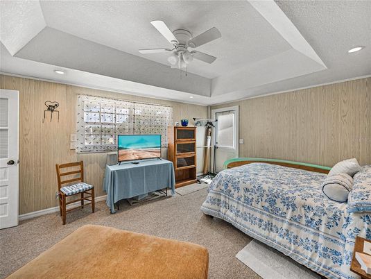Bedroom, Interior, Recessed Lighting