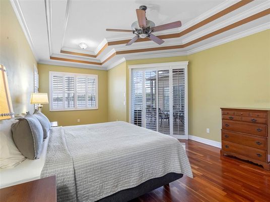 Bedroom, Interior, Wood Texture Flooring