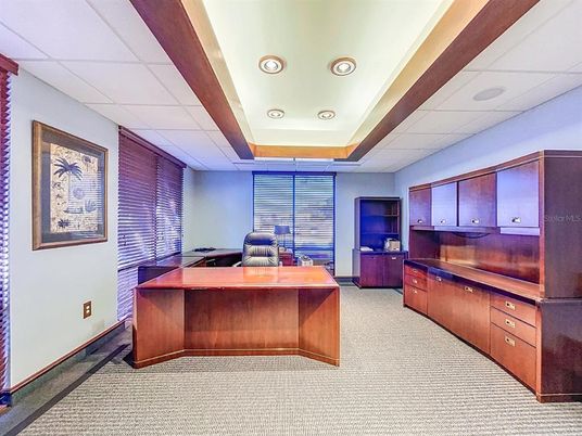 Home Office, Interior, Recessed Lighting