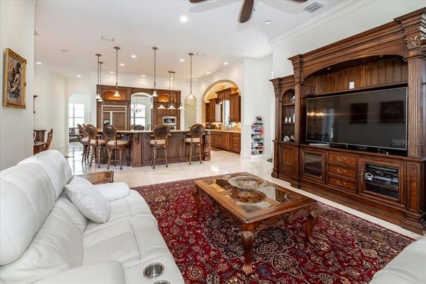 Interior, Kitchen, Living room, Pendant Lights, Recessed Lighting