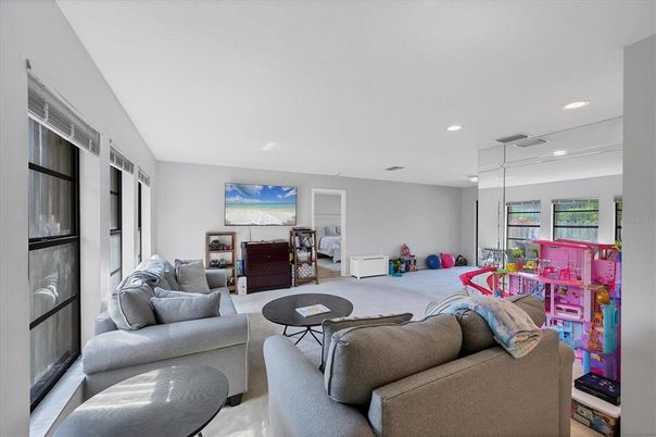 Interior, Living room, Recessed Lighting