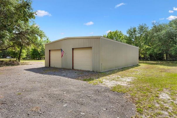 Backyard, Detached Garage, Exterior