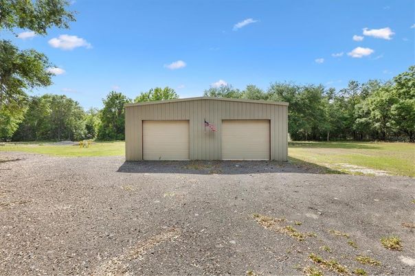 Backyard, Detached Garage, Exterior