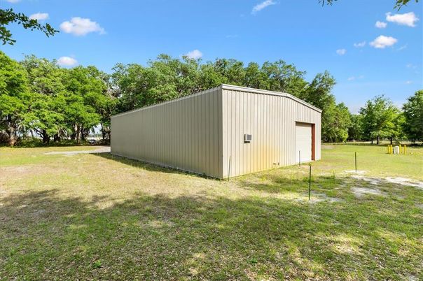 Backyard, Detached Garage, Exterior