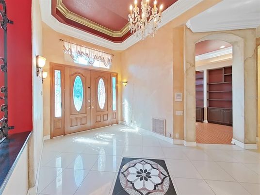 Chandelier, Interior, Recessed Lighting
